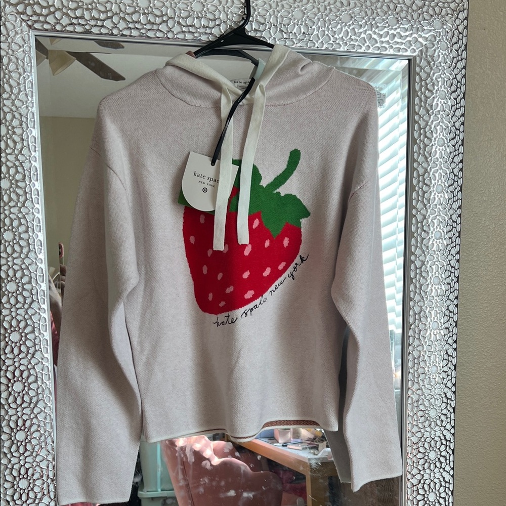 Kate Spade Pink Strawberry Sweater